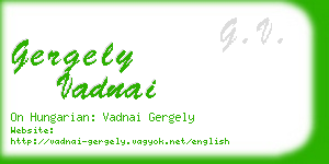 gergely vadnai business card